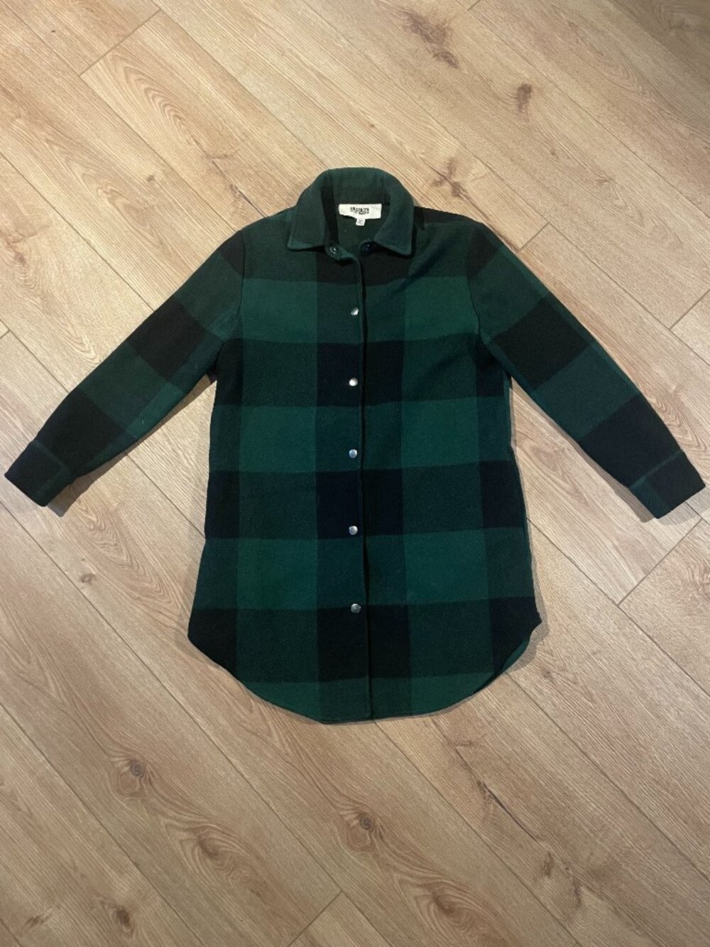 Bb Daktota Steve Madden Shacket Green Plaid